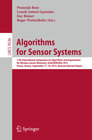 Buchcover Algorithms for Sensor Systems