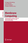 Buchcover Membrane Computing