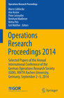 Buchcover Operations Research Proceedings 2014