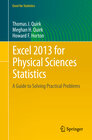 Buchcover Excel 2013 for Physical Sciences Statistics
