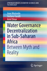 Buchcover Water Governance Decentralization in Sub-Saharan Africa