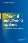 Buchcover Differential and Difference Equations