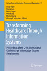 Buchcover Transforming Healthcare Through Information Systems
