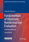 Buchcover Fundamentals of Ultrasonic Nondestructive Evaluation