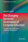 Buchcover The Changing Epistemic Governance of European Education