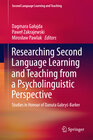 Buchcover Researching Second Language Learning and Teaching from a Psycholinguistic Perspective