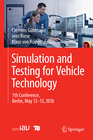 Buchcover Simulation and Testing for Vehicle Technology