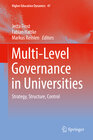 Buchcover Multi-Level Governance in Universities