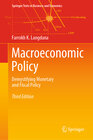 Buchcover Macroeconomic Policy
