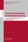 Buchcover Current Developments in Web Based Learning