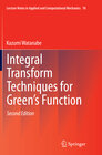 Buchcover Integral Transform Techniques for Green's Function