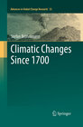 Buchcover Climatic Changes Since 1700