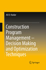 Buchcover Construction Program Management – Decision Making and Optimization Techniques