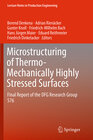 Buchcover Microstructuring of Thermo-Mechanically Highly Stressed Surfaces