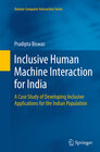 Buchcover Inclusive Human Machine Interaction for India