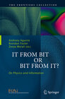 Buchcover It From Bit or Bit From It?