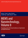 Buchcover MEMS and Nanotechnology, Volume 8