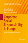 Buchcover Corporate Social Responsibility in Europe