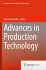 Buchcover Advances in Production Technology