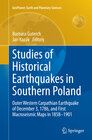 Buchcover Studies of Historical Earthquakes in Southern Poland