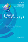 Buchcover History of Nordic Computing 4
