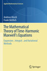 Buchcover The Mathematical Theory of Time-Harmonic Maxwell's Equations