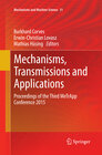 Buchcover Mechanisms, Transmissions and Applications