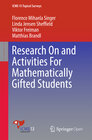 Buchcover Research On and Activities For Mathematically Gifted Students