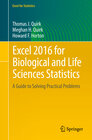Buchcover Excel 2016 for Biological and Life Sciences Statistics