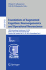 Buchcover Foundations of Augmented Cognition: Neuroergonomics and Operational Neuroscience
