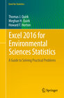 Buchcover Excel 2016 for Environmental Sciences Statistics