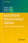 Buchcover Excel 2016 for Physical Sciences Statistics