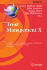 Buchcover Trust Management X