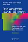 Buchcover Crisis Management in Acute Care Settings