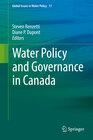 Buchcover Water Policy and Governance in Canada