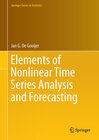 Buchcover Elements of Nonlinear Time Series Analysis and Forecasting