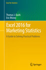 Buchcover Excel 2016 for Marketing Statistics