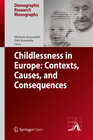 Buchcover Childlessness in Europe: Contexts, Causes, and Consequences