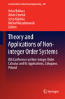 Buchcover Theory and Applications of Non-integer Order Systems