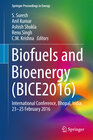 Buchcover Biofuels and Bioenergy (BICE2016)