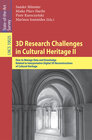 Buchcover 3D Research Challenges in Cultural Heritage II