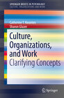 Buchcover Culture, Organizations, and Work