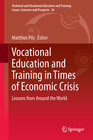 Buchcover Vocational Education and Training in Times of Economic Crisis