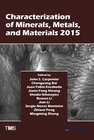 Buchcover Characterization of Minerals, Metals, and Materials 2015