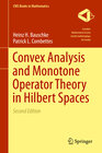 Buchcover Convex Analysis and Monotone Operator Theory in Hilbert Spaces