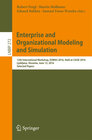 Buchcover Enterprise and Organizational Modeling and Simulation