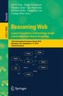 Buchcover Reasoning Web: Logical Foundation of Knowledge Graph Construction and Query Answering