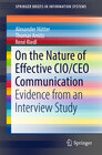 Buchcover On the Nature of Effective CIO/CEO Communication