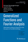Buchcover Generalized Functions and Fourier Analysis