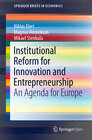 Buchcover Institutional Reform for Innovation and Entrepreneurship